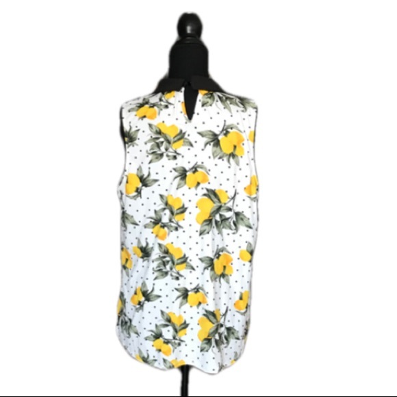 🎀NWT Faith & Joy Los Angeles Floral Large Size Ladies Sleeveless Blouse Top - Picture 6 of 8